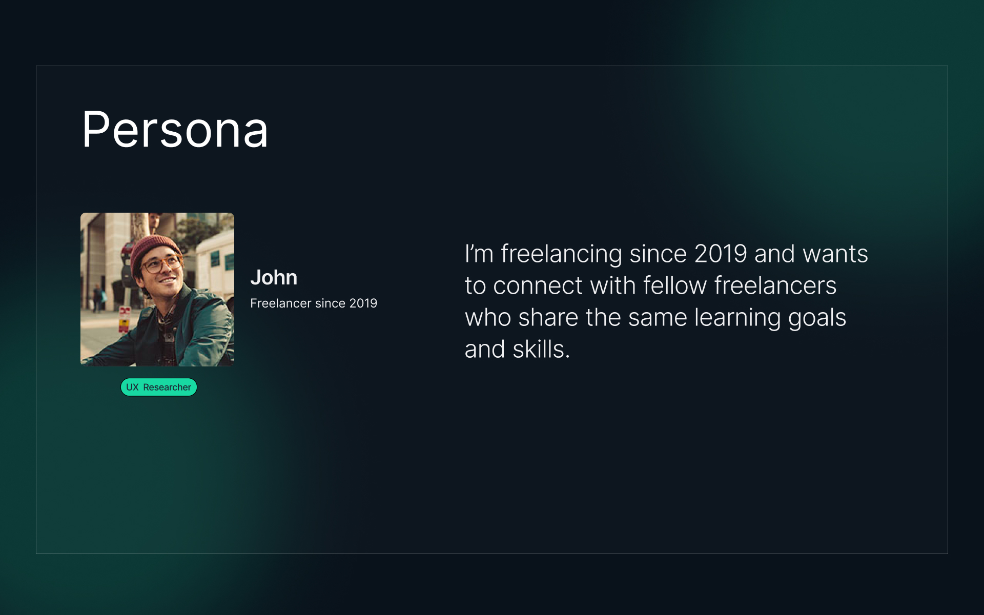 user persona